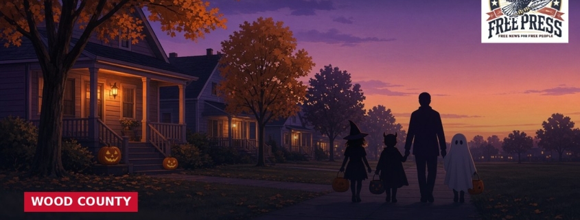 Illustration: Wood County 2026 trick-or-treat times